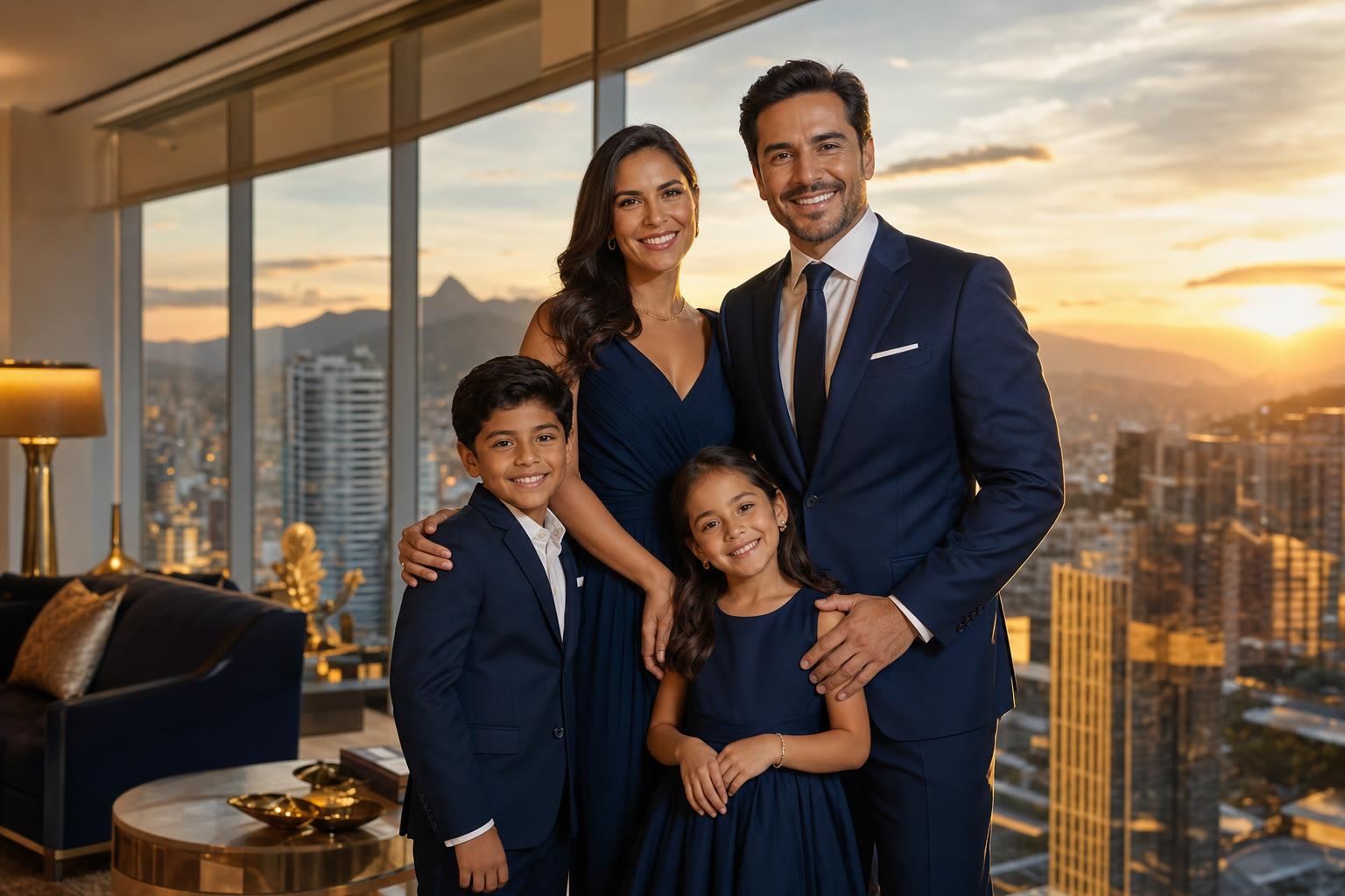 Empresário com a família instalados no Paraguai